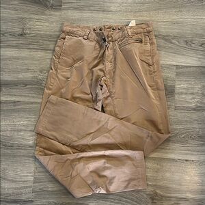 Zara man sports moda Tan Chinos Straight-Leg Cotton